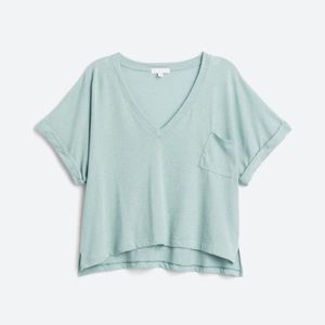 Beyond Yoga V-Neck Boxy Tee — Medium